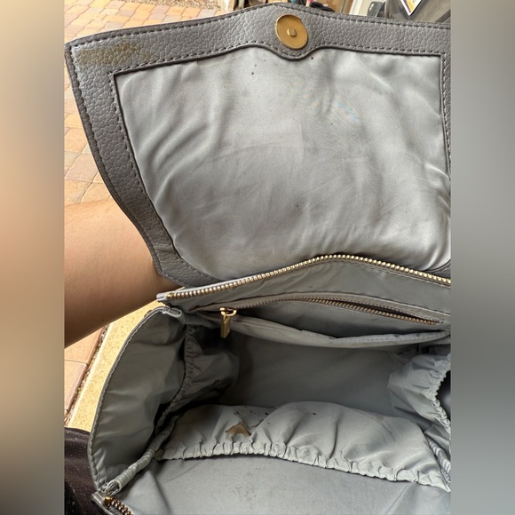 Freshly Picked Mini Classic Grey Diaper Bag Used - Picture 4 of 8